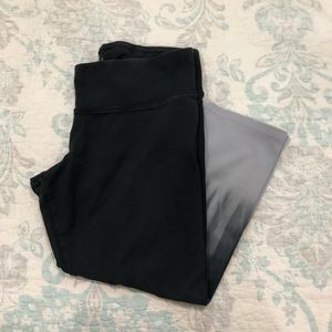 Calvin Klein Black/Gray Tie-Dye Leggings